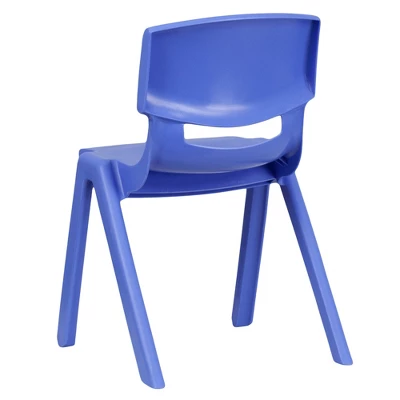 Emma And Oliver 4 Pack Plastic Stackable K-2 School Chair With 13.25"H Seat 8 Emma And Oliver 4 Pack Plastic Stackable K-2 School Chair With 13.25"H Seat - Image 6