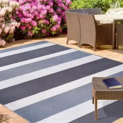 Modern Classic Coastal Stripes Indoor/ Outdoor Area Rug By Blue Nile Mills -Child Furniture Store GUEST b2f0c90d 4655 4438 8293 10b179e2c8ef