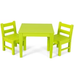 Costway 3PCS Kids Table & 2 Chairs Set Outdoor Heavy-Duty All-Weather Activity Table Set 25 Costway 3PCS Kids Table & 2 Chairs Set Outdoor Heavy-Duty All-Weather Activity Table Set -Child Furniture Store GUEST b3751f76 c6a0 41ef 8392 c39acf4e4ca6
