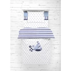 Bacati - Little Sailor Anchor Boat Blue Navy 4 Pc Toddler Bedding Set 11 Bacati - Little Sailor Anchor Boat Blue Navy 4 Pc Toddler Bedding Set -Child Furniture Store GUEST b3d4547a a632 47ea 8f02 22365e34c8a5