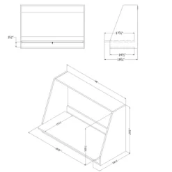 Interface Wall Mount Desk Pure White - South Shore -Child Furniture Store GUEST b4b22bb0 65b9 44ab a158 93e717c206bc 1