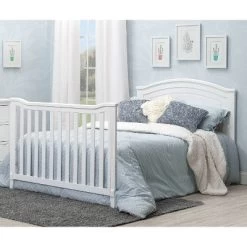 Sorelle Berkley Round Top Panel Standard Full-Sized Crib White -Child Furniture Store GUEST b4d806d0 3a78 4de4 8631 f4503a065b36