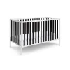 Baby Cache Deux Remi 3-in-1 Convertible Island Crib - White/Black