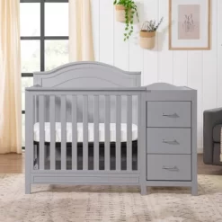 DaVinci Charlie 4-in-1 Convertible Mini Crib & Changer