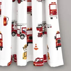 52"x84" Make A Wish Fire Truck Window Curtain Panels Set - Lush Décor -Child Furniture Store GUEST b62442fa d065 4c82 b687 f352c8f9137e