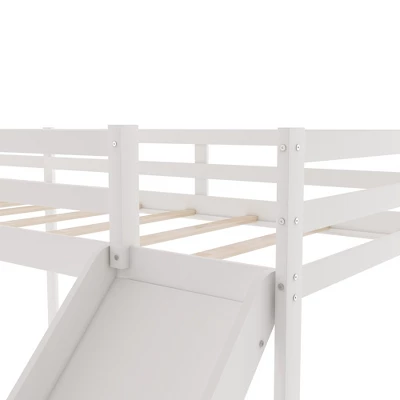 L-Shaped Twin Size Loft Bed With Ladder And Slide - ModernLuxe 10 L-Shaped Twin Size Loft Bed With Ladder And Slide - ModernLuxe - Image 8