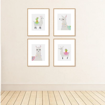 Big Dot Of Happiness Whole Llama Fun - Unframed Llama Fiesta Nursery And Kids Room Linen Paper Wall Art - Set Of 4 - Artisms - 8 X 10 Inches 4 Big Dot Of Happiness Whole Llama Fun - Unframed Llama Fiesta Nursery And Kids Room Linen Paper Wall Art - Set Of 4 - Artisms - 8 X 10 Inches - Image 2