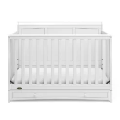 Graco Asheville 5-in-1 Convertible Crib With Drawer - White -Child Furniture Store GUEST b867450a 2135 43d2 a56b 7366f45d9c16