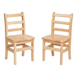 ECR4Kids Three Rung Ladderback Chair, Classroom Seating, Natural, 2-Pack -Child Furniture Store GUEST b8d24b09 0f5e 4fd0 952c 8941ecf520ca