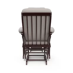 Storkcraft Tuscany Espresso Frame Glider And Ottoman