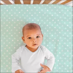 The Peanutshell Fitted Crib Sheets - Mint Safari - 2pk -Child Furniture Store GUEST b96d098f 3714 4896 86bb 746ccf01753b