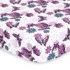 The Peanutshell Fitted Crib Sheets - Purple Butterfly And Purple Ditsy Floral - 2pk -Child Furniture Store GUEST ba12787f 5443 4de7 b175 71a654885f43