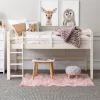 Twin Solid Pine Wood Low Loft Bed White - Saracina Home -Child Furniture Store GUEST ba1cd86e c50a 410d 82b9 1f29a6d71e17