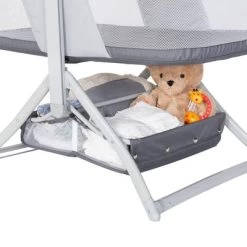 Baby Trend Quick-Fold 2-in-1 Rocking Portable Bassinet - Shadow Stone Gray -Child Furniture Store GUEST ba310847 4970 4499 9cbd 3c8ba52c6d0d