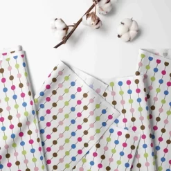 Bacati - Botanical Pink Pearl Crib Or Toddler Bed Skirt