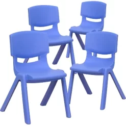 Flash Furniture 4 Pack Plastic Stackable School Chair With 12'' Seat Height -Child Furniture Store GUEST bb2c8594 e30c 4a06 af1d de294f76a880