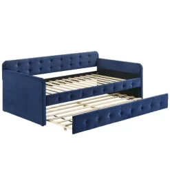 Twin Elyria Contemporary Tufted Daybed - MiBasics 19 Twin Elyria Contemporary Tufted Daybed - MiBasics -Child Furniture Store GUEST bd2c2260 ea1d 4184 8801 391f28b00472