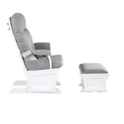 Suite Bebe Madison Glider & Ottoman - White/Oyster -Child Furniture Store GUEST bea74c15 846b 4487 83be e8eaa17bf64b