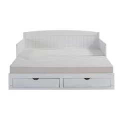 King Harmony Daybed With Conversion White - Alaterre Furniture -Child Furniture Store GUEST bf611da8 fab7 4ae6 a3ca 611f640f3e7c