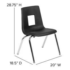 Flash Furniture Advantage 4-pack Student Stack School Chair - 16-inch -Child Furniture Store GUEST c07307a0 a4d5 4461 8022 06efbc9aabca