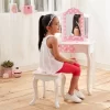 Polka Dot Fashion Prints Vanity Table & Stool Set Pink - Teamson Kids 2 Polka Dot Fashion Prints Vanity Table & Stool Set Pink - Teamson Kids -Child Furniture Store GUEST c085ed1a 3ced 49ef 9514 3aad9d289255