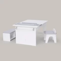 Fantasy Fields - Little Artist Monet Play Art Table Kids Furniture - White/Gray 21 Fantasy Fields - Little Artist Monet Play Art Table Kids Furniture - White/Gray -Child Furniture Store GUEST c162416b a76e 4d6a b542 9c16b119de65
