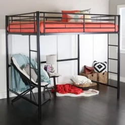 Full Size Metal Platform Loft Bed - Saracina Home -Child Furniture Store GUEST c1b825a6 8511 4a29 a1d8 8773e742b668