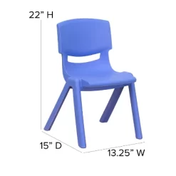 Flash Furniture 4 Pack Plastic Stackable School Chair With 12'' Seat Height -Child Furniture Store GUEST c2cc4fd9 29b2 47d5 9f15 ce02a91a2e88