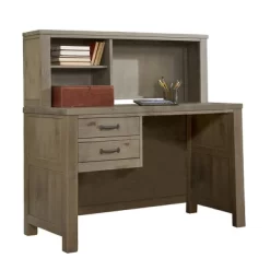 Highlands Desk With Hutch Driftwood - Hillsdale Furniture