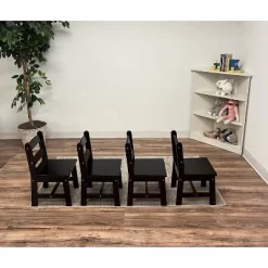 Rectangle Table With 4 Chairs Espresso - Gift Mark -Child Furniture Store GUEST c49bd99d 42d6 445a b5d4 6bcf14af8db0