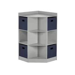 5pc Kids' Corner Cabinet Set With 4 Bins Set - RiverRidge Home -Child Furniture Store GUEST c4f84693 b304 42c3 8f8b dacf497e1cfd