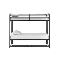 Twin Betony Bunk Bed With Storage Bins Black - Room & Joy -Child Furniture Store GUEST c59a4a66 510e 4580 8365 7142f292256d