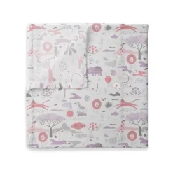 Jungle Safari Girls Lilac/Coral 2 Pack Muslin Swaddling Blanket -Child Furniture Store GUEST c5cdda3a 4bd0 443c 8479 4bba06e65c95