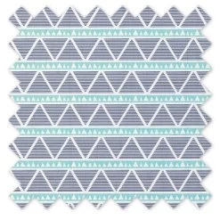 Bacati - Liam Large Triangles Aqua Navy Muslin 3 Pc Toddler Bed Sheet Set -Child Furniture Store GUEST c5d3aedb d7ee 490d a294 a47a2ee35c57