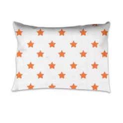 Bacati - Stars Orange Muslin 3 Pc Toddler Bed Sheet Set 100 Percent Cotton -Child Furniture Store GUEST c609bdf5 af96 466e 940c bace96e9ead7