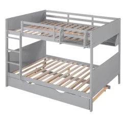 Separable Full-Over-Full Bunk Bed With Twin Size Trundle And Bookshelf - ModernLuxe 16 Separable Full-Over-Full Bunk Bed With Twin Size Trundle And Bookshelf - ModernLuxe -Child Furniture Store GUEST c6442f8c 87ab 4462 b294 53853d968072