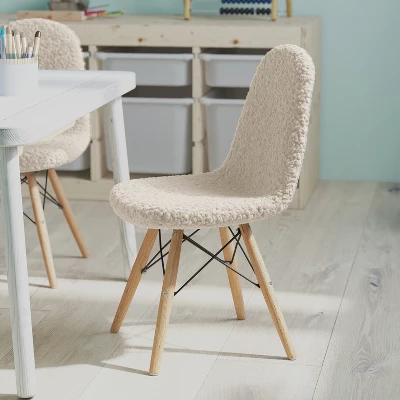 Merrick Lane Set Of 2 Children's Lyon Faux Shearling Accent Chairs, Modern Accent Chair For Bedroom, Entryway, And Living Room 3 Merrick Lane Set Of 2 Children's Lyon Faux Shearling Accent Chairs, Modern Accent Chair For Bedroom, Entryway, And Living Room