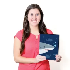 Big Dot Of Happiness Shark Zone - Nursery Wall Art, Kids Room Decor And Jawsome Shark Home Decoration - Gift Ideas - 7.5 X 10 Inches - Set Of 3 Prints -Child Furniture Store GUEST c7b05a5f 9aaf 4ace 8a33 2395bd917bed