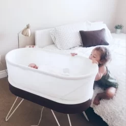 Happiest Baby SNOO Smart Sleeper Bassinet - White/Brown -Child Furniture Store GUEST c8d9cb77 7e07 4dd3 af79 63931f177ea6