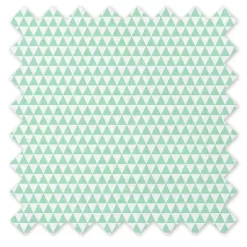 Bacati - Noah Mint Triangles Muslin 100 Percent Cotton Universal Baby US Standard Crib Or Toddler Bed Fitted Sheet -Child Furniture Store GUEST c8fa8fad c97b 44d9 933b c8a0c6eda103