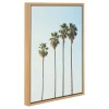 Palm Trees Framed Canvas Art Natural (24"x18") - Uniek -Child Furniture Store GUEST ca2c3168 3e54 4535 8889 19b5eef74e58