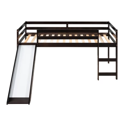 Twin Size Loft Bed With Slide - ModernLuxe 6 Twin Size Loft Bed With Slide - ModernLuxe - Image 4