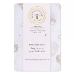 Burt's Bees Baby Burt's Bees Baby® Organic Jersey Fitted Crib Sheet - Counting Sheep