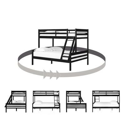 Induzy Solid Wood Bunk Beds Matte Black - South Shore 10 Induzy Solid Wood Bunk Beds Matte Black - South Shore - Image 8