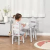Qaba Kids Wooden Table And Chair Activity Set For Arts, Crafts, Dinning, And Reading For Toddlers Age 2 To 5 -Child Furniture Store GUEST cdd8dbac 7bbd 4634 b0b9 798f011972fc
