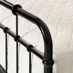 Vito Metal Complete Bed Pure Black - South Shore -Child Furniture Store GUEST d2332e17 0727 44ef 914a 1b48fb473d9d