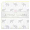 SwaddleDesigns Ultimate Swaddle Blanket - Elephant Pastel Yellow -Child Furniture Store GUEST d234a34b 5807 4e6c a4e1 42777acebd2e