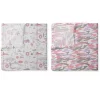 Jungle Safari Girls Lilac/Coral 2 Pack Muslin Swaddling Blanket -Child Furniture Store GUEST d304177d 333b 43fc bfc8 69906610be55
