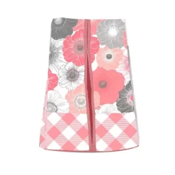 Bacati - Watercolor Floral Coral Gray 10 Pc Girls Crib Bedding Set With Long Rail Guard Cover -Child Furniture Store GUEST d3df5c07 686e 4b40 a7c4 a9bf66e556ea 1