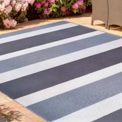 Modern Classic Coastal Stripes Indoor/ Outdoor Area Rug By Blue Nile Mills -Child Furniture Store GUEST d474982a 9574 4881 99bb a1cae3823d21